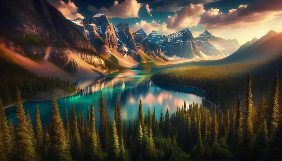 Paleta da Natureza: Descobrindo as Paisagens Mais Fotogênicas do Canadá