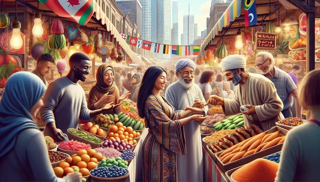 Fusão Urbana: Comidas Multiculturais em Toronto