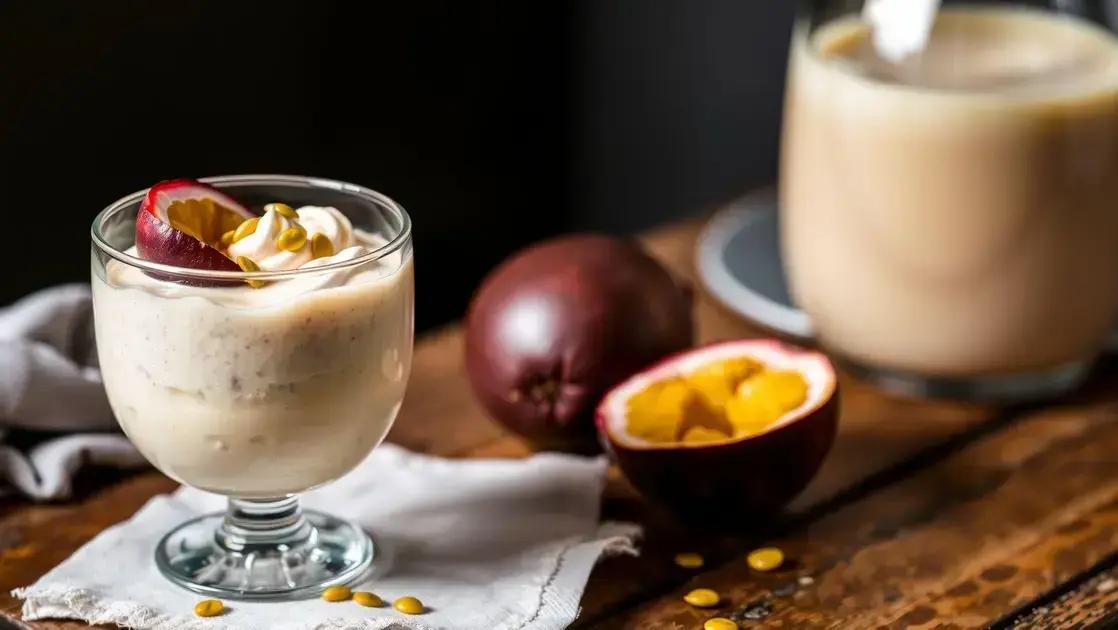 mousse de maracujá