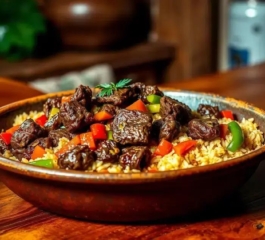 Arroz com Fraldinha: Receita Completa em Uma Panela Só para o Almoço