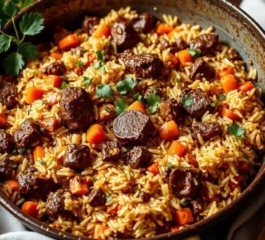 Arroz com Fraldinha: Receita Completa em Uma Panela Só para o Almoço