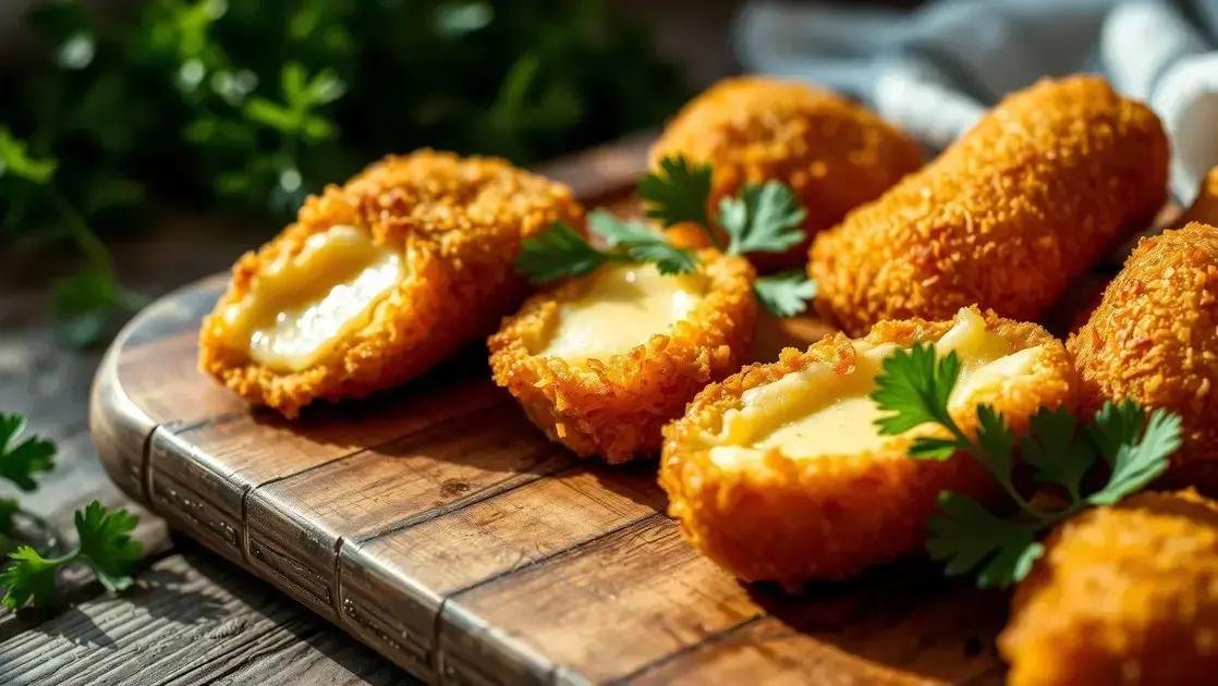 Bolinho de batata recheado