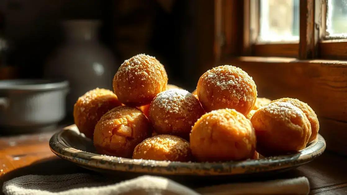 bolinhos fritos