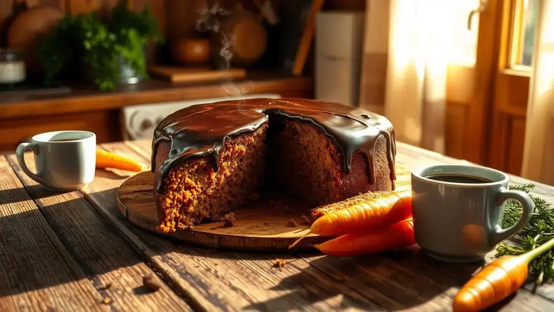 Bolo de cenoura