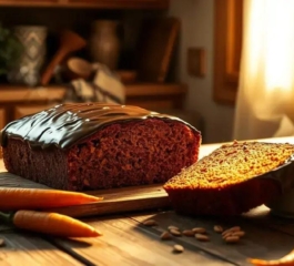 O Melhor Bolo de Cenoura com Cobertura de Chocolate Simples e Fofinho