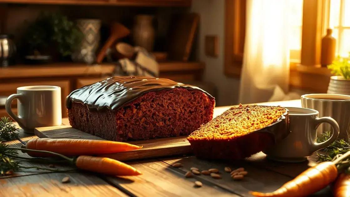 bolo de cenoura