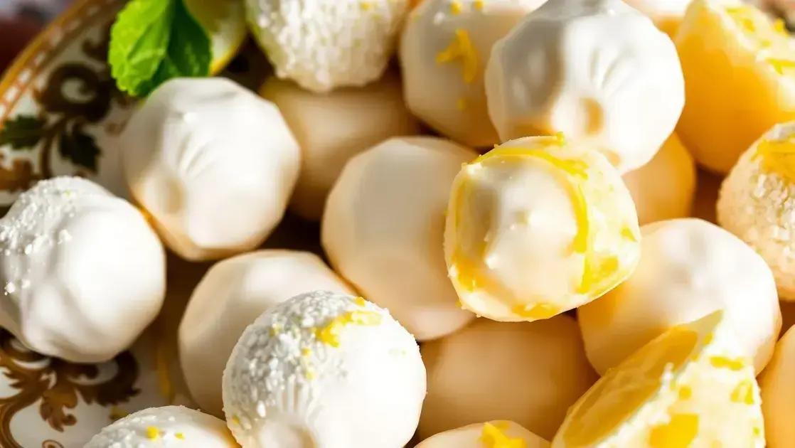 Brigadeiro de limão