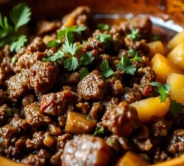 Receita Econômica de Carne Moída com Batata – Almoço Rápido e Gostoso