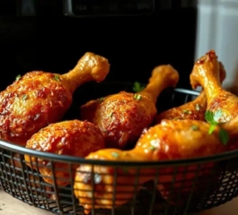 Coxa de Frango na Air Fryer Douradinha por Fora, Macia por Dentro!