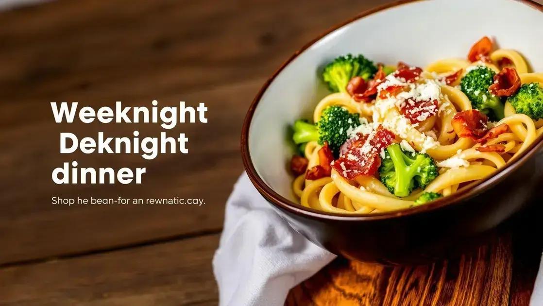 macarrão de brócolis com bacon