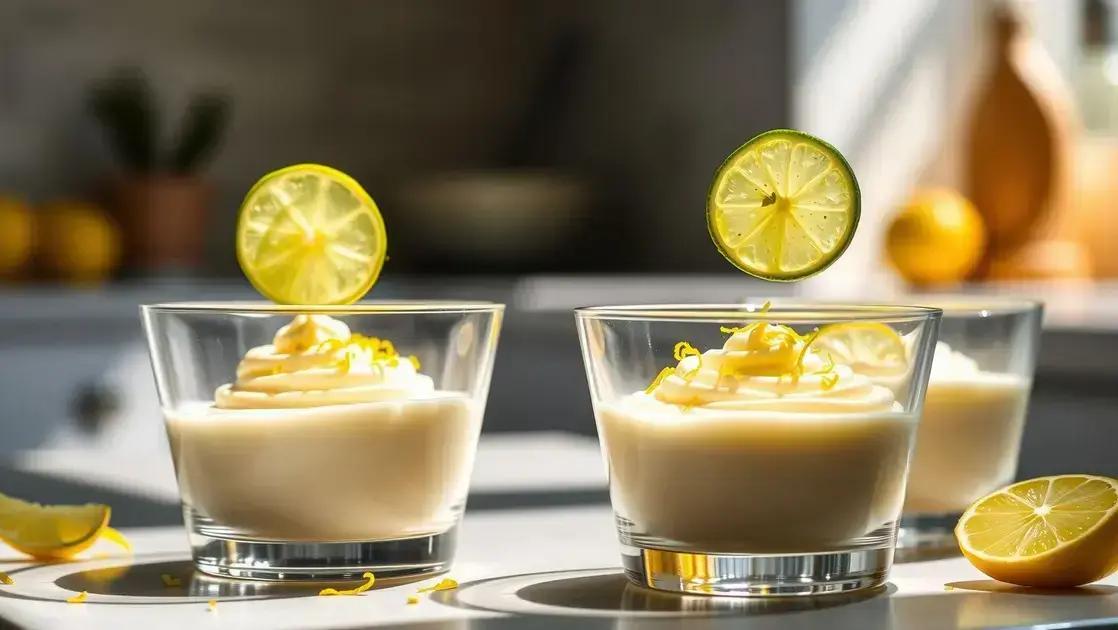 mousse de limão simples