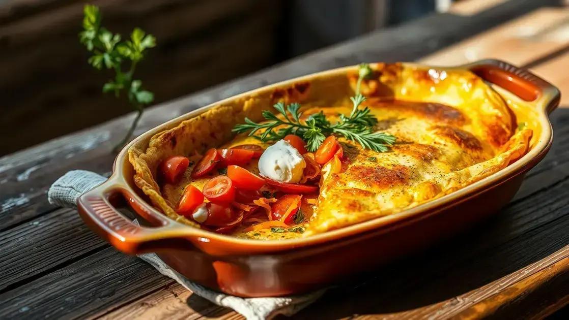 Omelete de forno