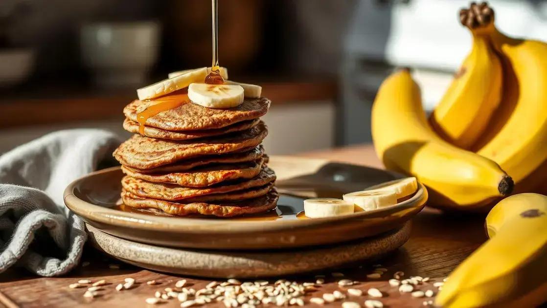 Panqueca de banana fit