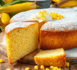 Bolo de Milho Cremoso de Liquidificador: Perfeito para o Café ou Chá
