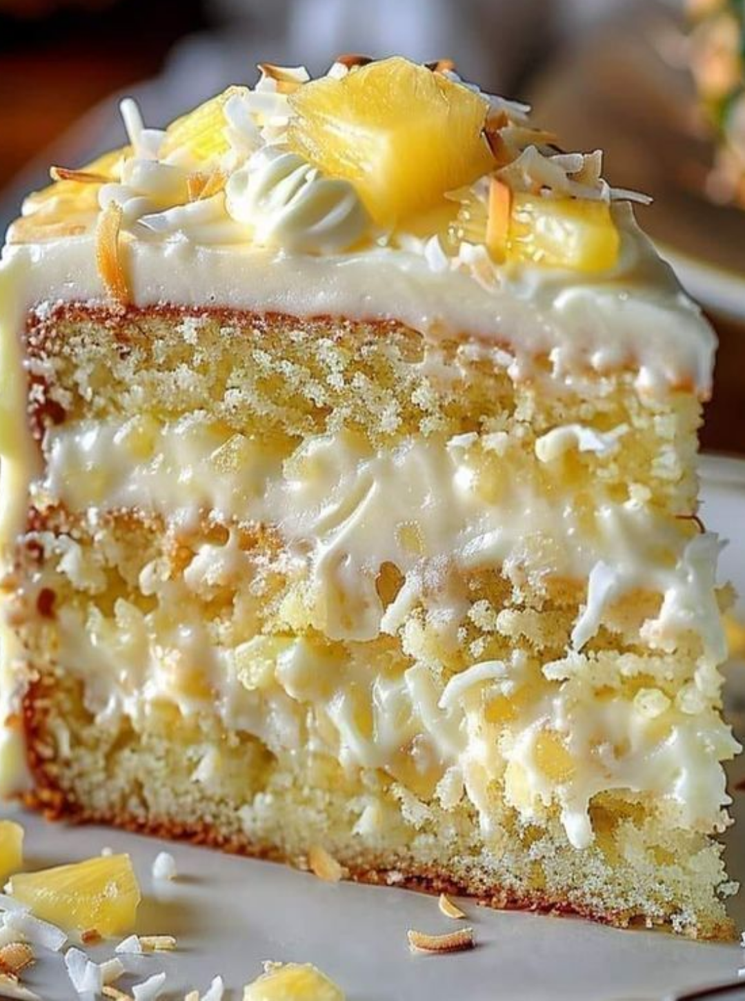 Creme de Coco com Abacaxi