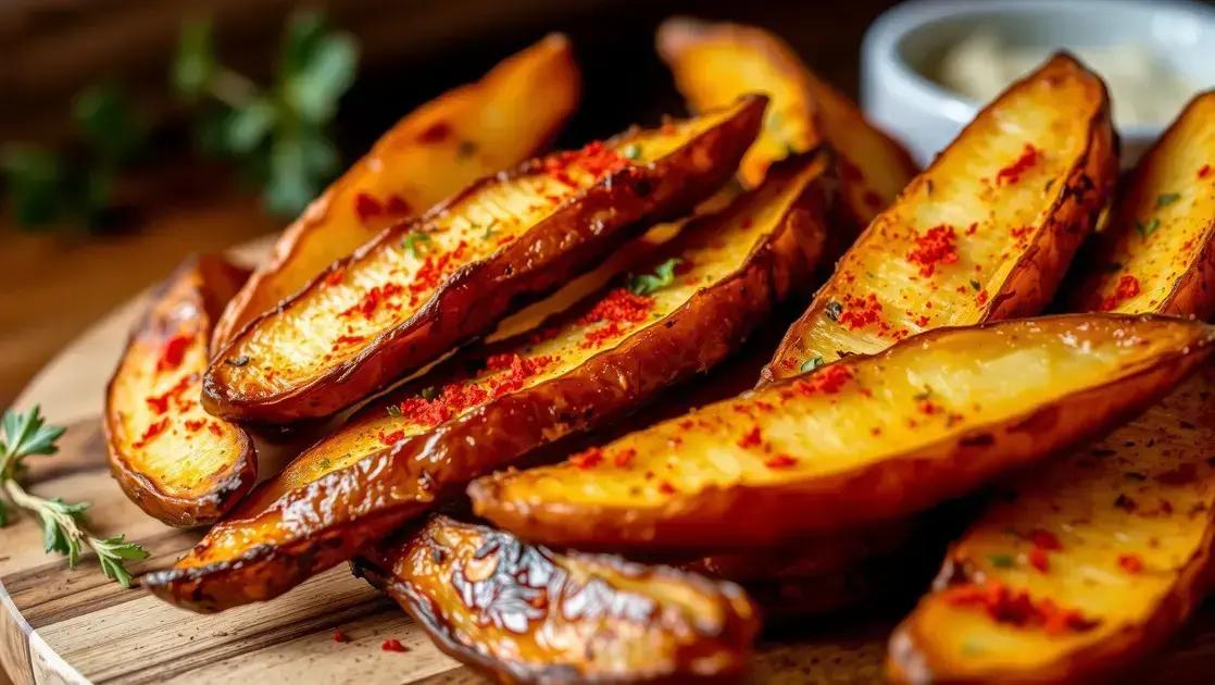 Batata rústica temperada