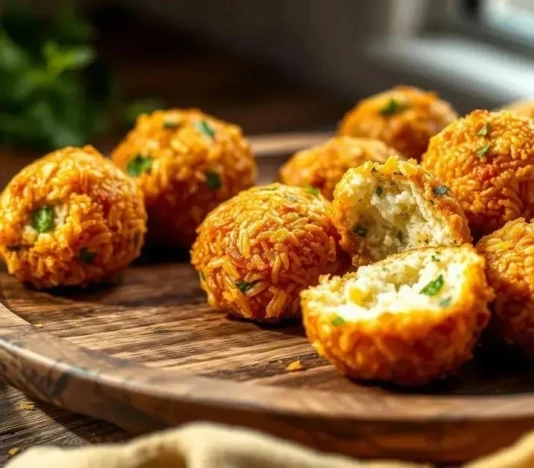 Bolinho de Arroz Crocante por Fora e Macio por Dentro: Reaproveite sobras com Sabor e Economia