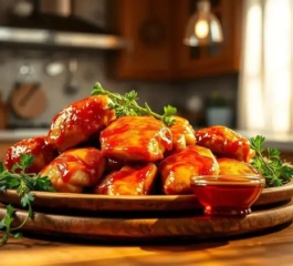 Frango ao molho de mel na air fryer: receita prática e sabor incrível