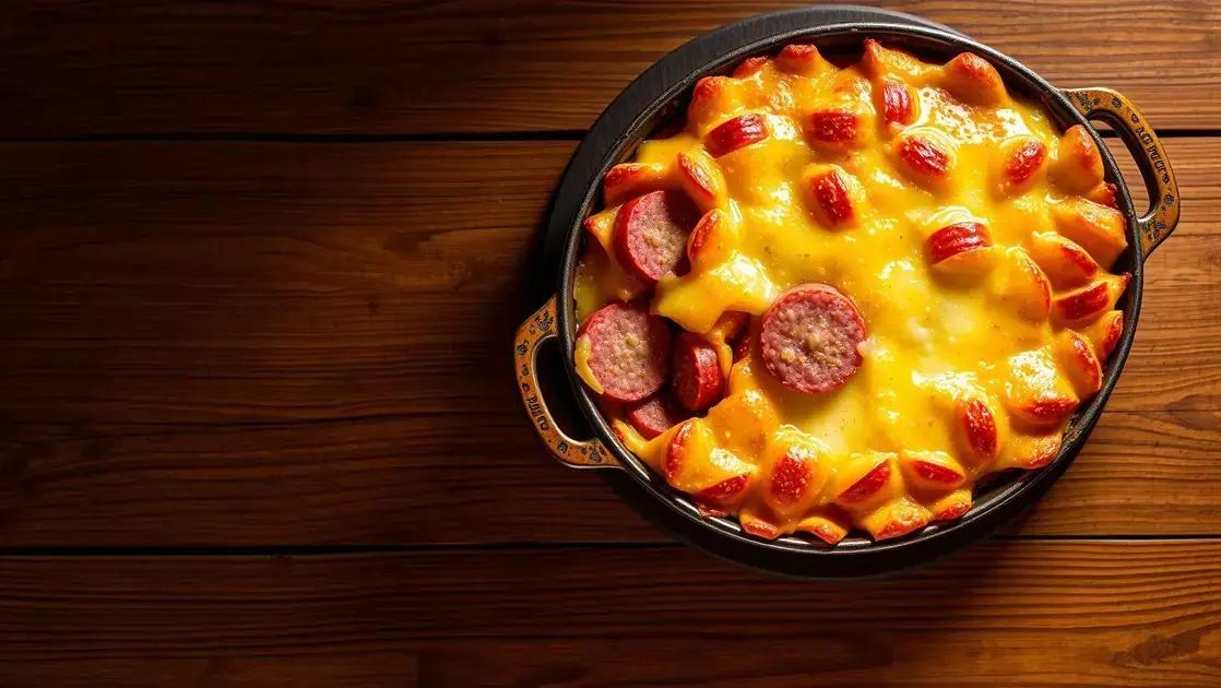 Gratinado de batata com calabresa