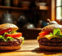Fiz um hambúrguer caseiro suculento com ingredientes simples e ele superou o do delivery!