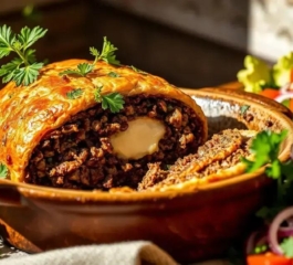Kibe de Forno Recheado com Queijo: Suculento, Fácil e Ideal para o Almoço
