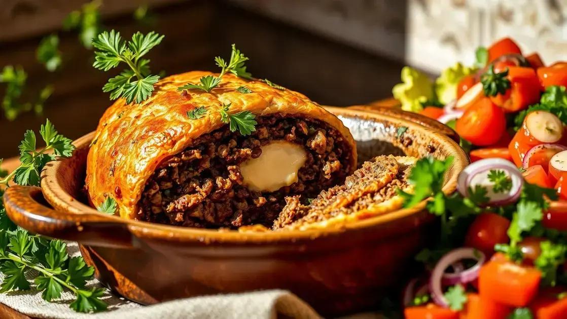Kibe de forno recheado