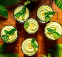 Mousse Cremoso de Abacate com Limão Refrescante, Saudável e pronta em minutos