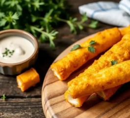 Descobri uma receita incrível de palitos de queijo sem glúten que até meu filho aprovou!