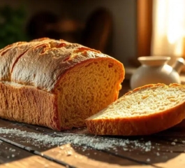 Pão caseiro fácil: pão de forno saudável e irresistível para o café da manhã