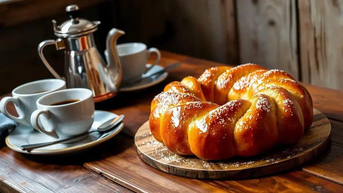 rosca doce caseira