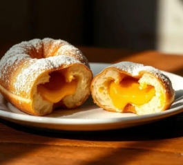 Sonho caseiro macio: receita fácil, recheada e perfeita para café da tarde