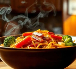 Fiz esse yakisoba caseiro em 20 minutos e ficou melhor que de restaurante!