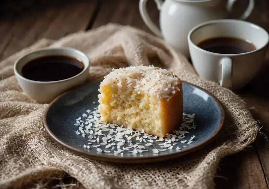 Bolo de tapioca granulada