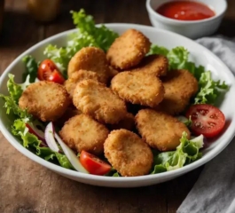 Nuggets de Frango Saudáveis: Receita Simples, Rápida e Irresistível para Qualquer Ocasião