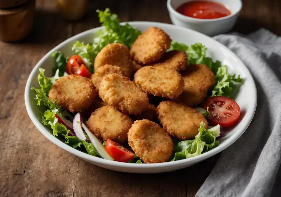 Nuggets de frango saudáveis