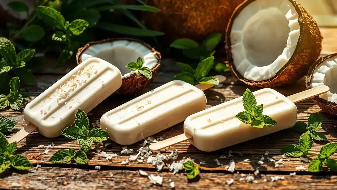 Picolé de coco