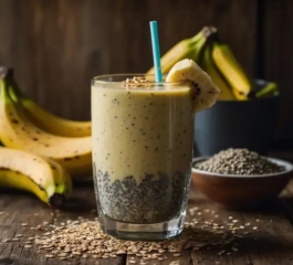 Smoothie Energético de Banana: Receita Simples, Rápida e Irresistível para Qualquer Ocasião