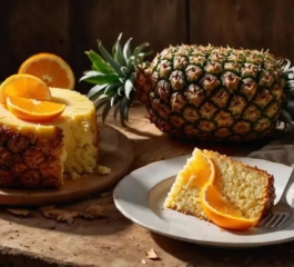 Torta de Abacaxi com Laranja: Receita Simples, Rápida e Irresistível para Qualquer Ocasião