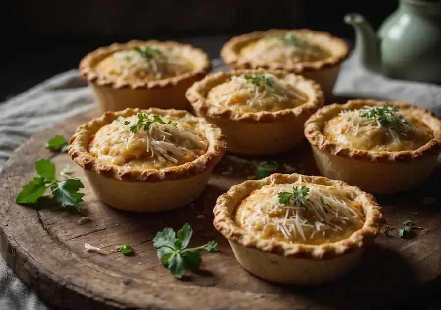 Tortinhas de tapioca com frango
