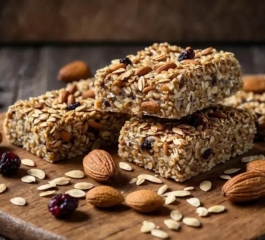 Barrinhas Energéticas Saudáveis: Lanche Fitness com Aveia, Mel e Castanhas
