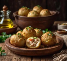 Bolinhos Fit de Batata Recheados: Receita Low Carb, Saudável e Fácil de Fazer
