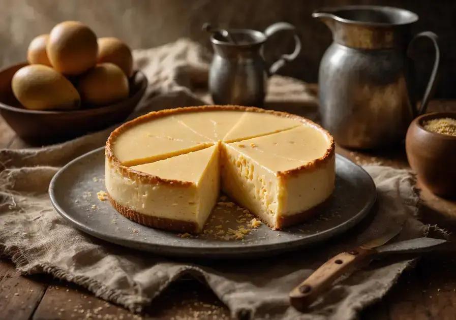 bolo cremoso de queijo com leite condensado