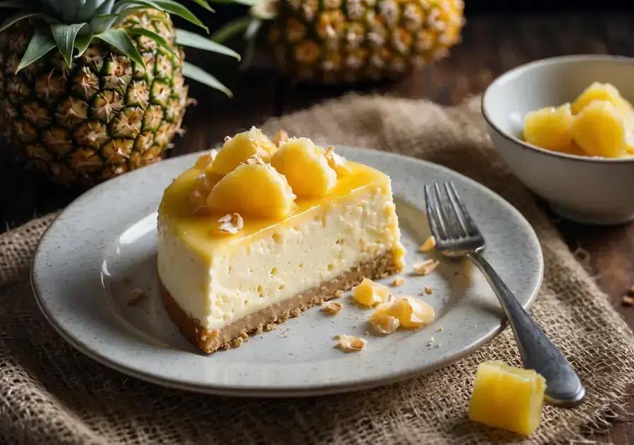 cheesecake de abacaxi