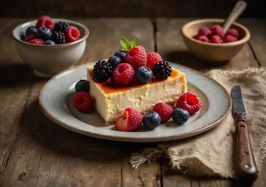 Cheesecake de Cracóvia polonês