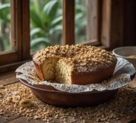 Cuca de Banana com Farofa: Receita Tradicional + Versões Sem Glúten, Light e Funcionais
