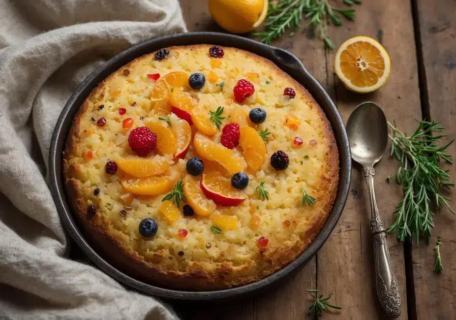 pão de colher com frutas cristalizadas sem sovar