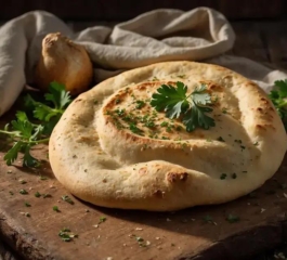 Pão Sírio de Alho em 5 Minutos: Receita Rápida, Saudável e Irresistível para o Dia a Dia