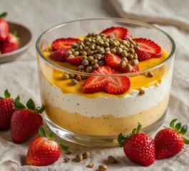 Pavê de Maracujá e Morango: Sobremesa Gelada, Colorida e Irresistível