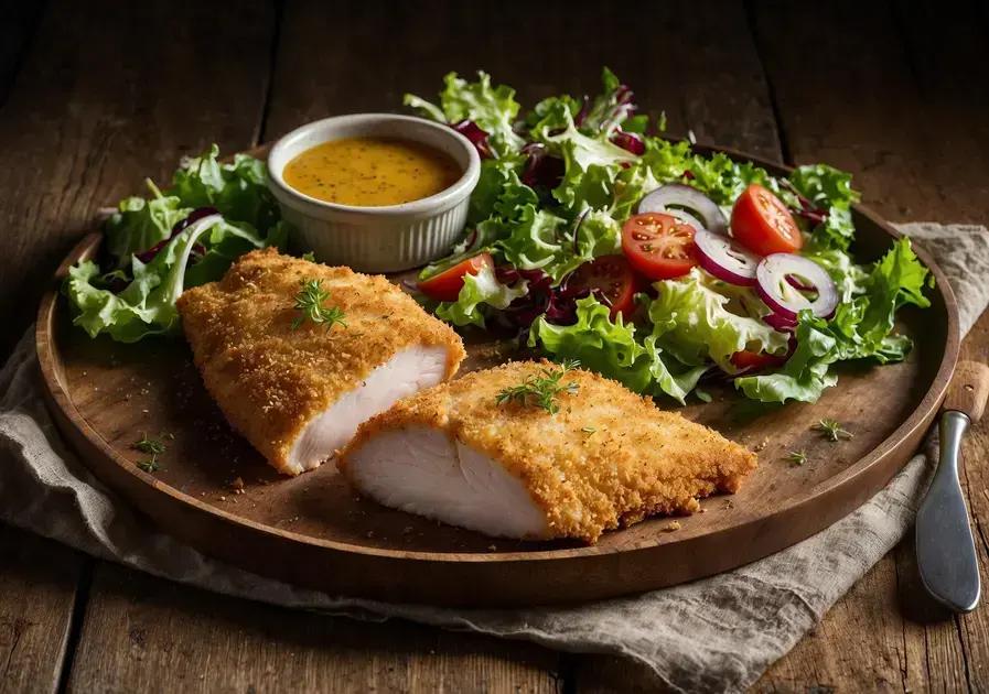 peixe empanado sem fritar