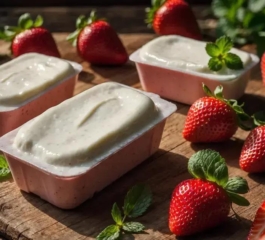 Picolé de Iogurte Grego com Morango: Receita Saudável, Refrescante e Fácil de Fazer em Casa